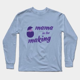 Mama in the making and dino pregnancy announcement Long Sleeve T-Shirt